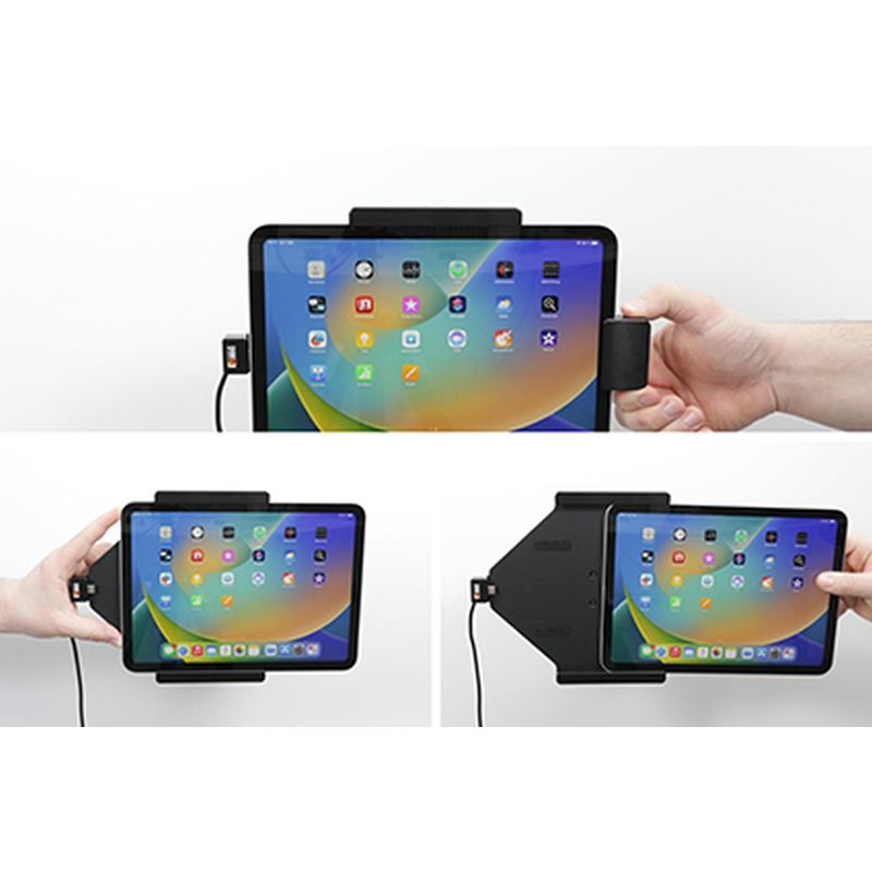 Brodit 747339 Autohalterung Apple, iPad 10th Gen (A2696, A2757, A2777) & Apple iPad 2025 A16 (A3354, A3355, A3356)