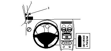 Brodit 804171 Autohalterung Nissan Qashqai