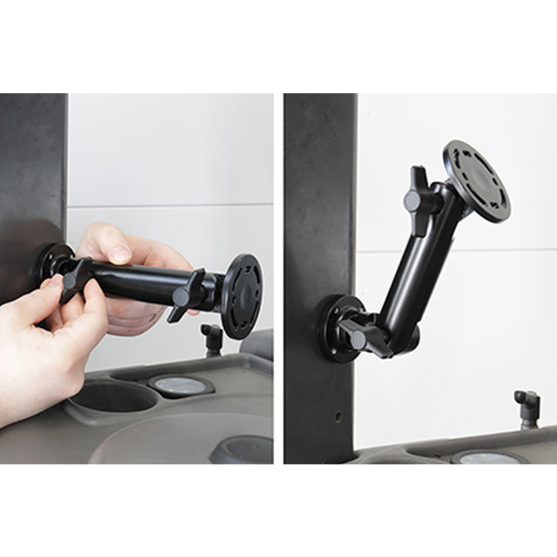 Brodit 216389 Support de socle avec écrou à oreilles