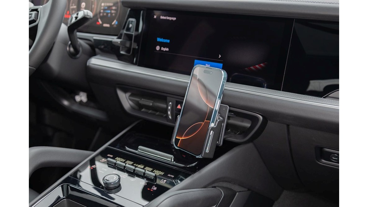 Brodit 856137 Autohalterung Porsche, Cayenne 25-, an der Mittelconsole, Center mount