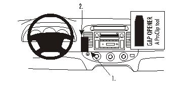 Brodit 853170 support voiture Toyota Camry
