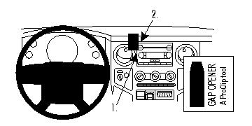 Brodit 854013 Autohalterung Ford F-Series 250