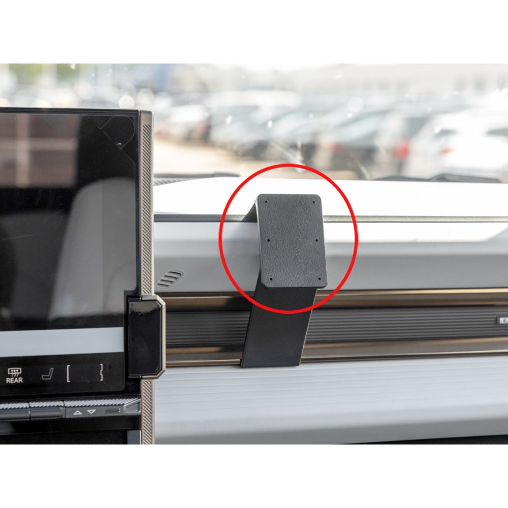 Brodit 855907 support voiture GMC Hummer EV, 23- fixation à la console coudé