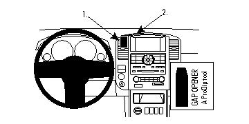 Brodit 854658 support voiture Nissan Pathfinder