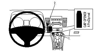 Brodit 854051 Autohalterung Mitsubishi Lancer