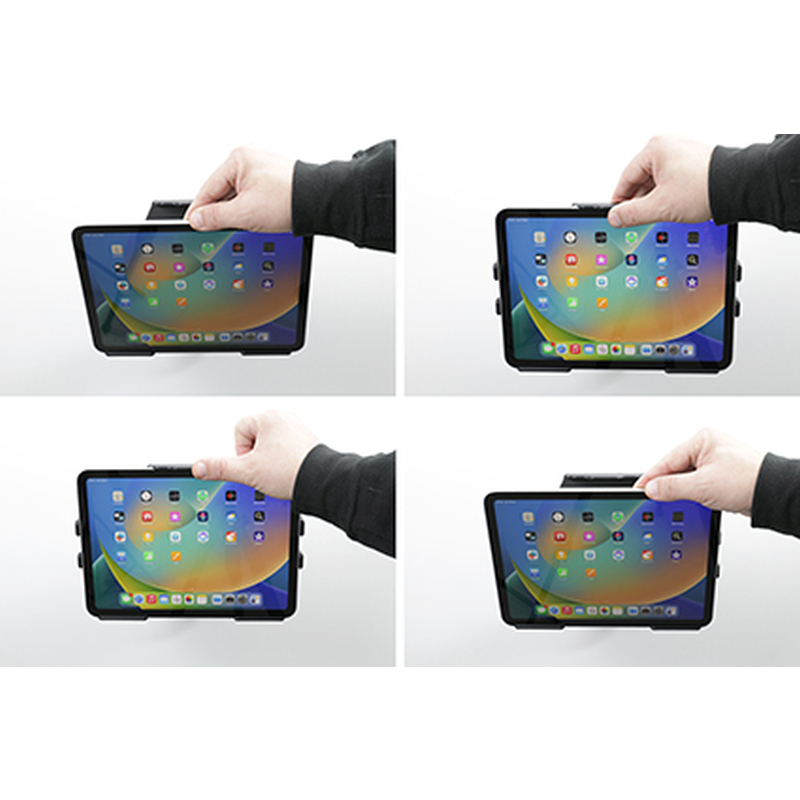 Brodit 711339 Autohalterung Apple, iPad 10th Gen (A2696, A2757, A2777) & Apple iPad 2025 A16 (A3354, A3355, A3356)