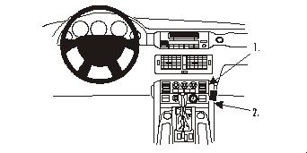 Brodit 853053 Autohalterung Land Rover Range Rover