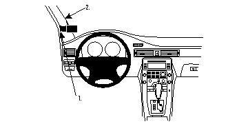 Brodit 804081 Autohalterung Volvo S80