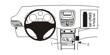 Brodit 853816 Autohalterung Peugeot 207