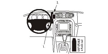 Brodit 853383 Autohalterung Jaguar XJ