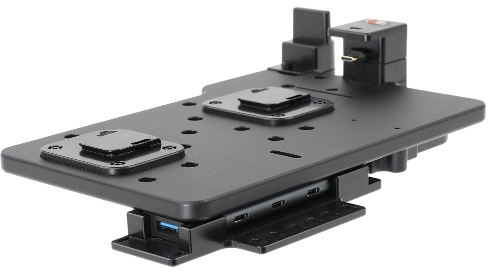 Brodit 217196 Hub USB-C 3 ports avec cache