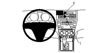 Brodit 854169 support voiture Mazda 6