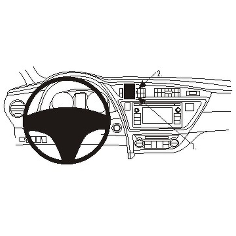 Brodit 854869 support Toyota Auris annee 13-15, Center mount
