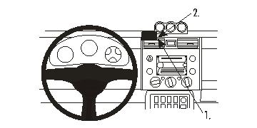 Brodit 853837 support voiture Toyota FJ Cruiser