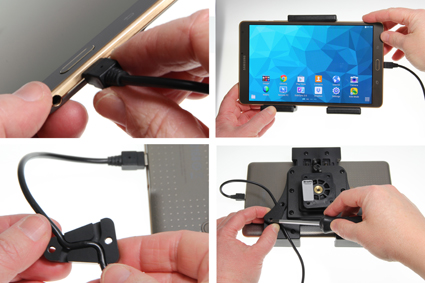 Brodit 521940 Universal Tablethalterung Micro-USB