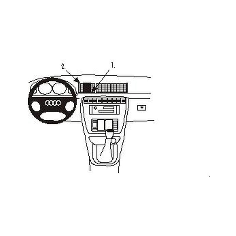 Brodit 852169 ProClip Audi A4 Avant 95-01 Center mount