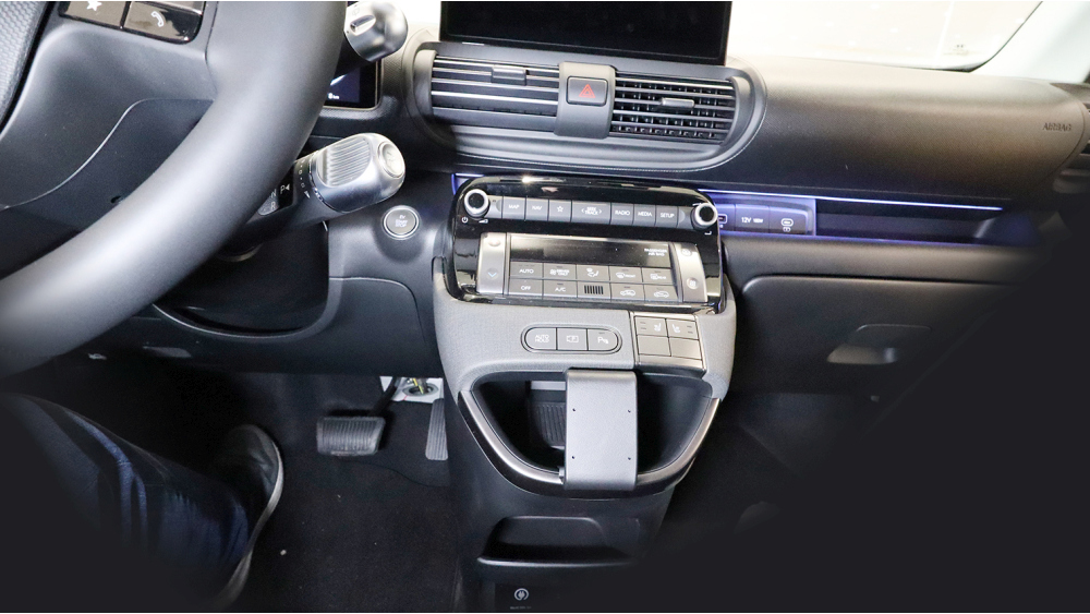 Brodit 856221 Autohalterung Hyundai, Inster 25-, an der Mittelconsole, Center mount