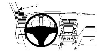 Brodit 804568 support voiture Suzuki Swift