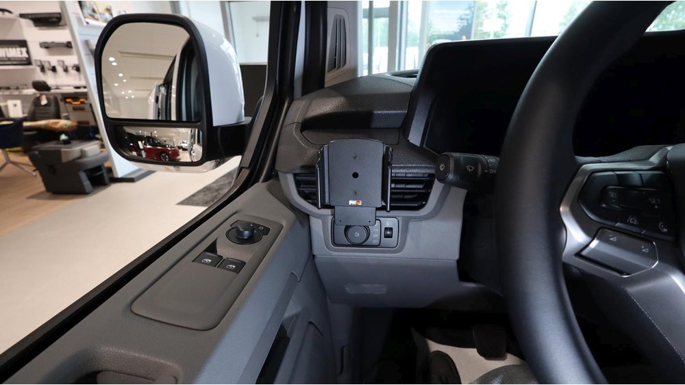 Brodit 806240 support voiture VW T7 Transporter/Pickup 25-, et Ford Transit Custom, 24-, partie gauche