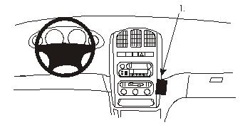 Brodit 852895 Autohalterung Chrysler Town&Country