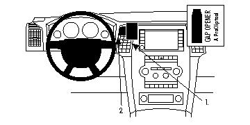 Brodit 854106 Autohalterung Jeep Grand Cherokee