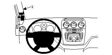 Brodit 804381 support voiture Ford Tourneo Connect