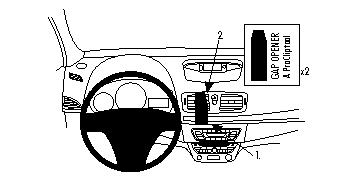 Brodit 854283 Autohalterung Renault Fluence
