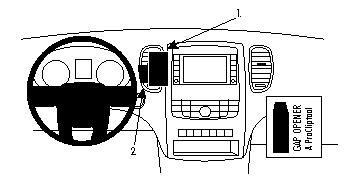 Brodit 854643 support voiture Dodge Durango 2WD