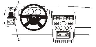 Brodit 802986 support voiture Ford Mondeo