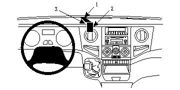 Brodit 213458 support voiture Iveco Daily