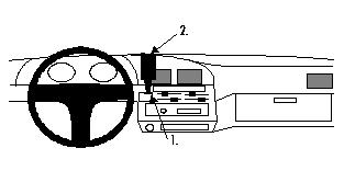 Brodit 852482 Halterung Toyota HiLux 89-97
