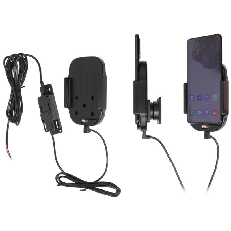 Brodit 719191 Aktive Gerätehalterung mit Qi Ladefunktion Samsung Galaxy S20 Plus 5G