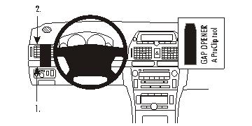 Brodit 803213 Autohalterung Toyota Avensis