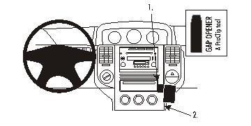 Brodit 853653 Autohalterung Nissan X-Trail