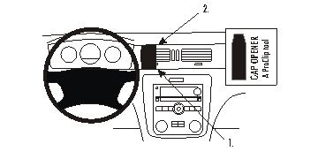 Brodit 853684 Autohalterung Chevrolet Impala