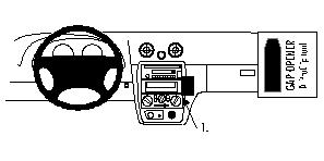 Brodit 852610 ProClip Mazda MX-5 98-05