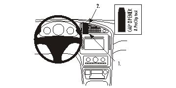 Brodit 853718 support voiture Saab 9-5