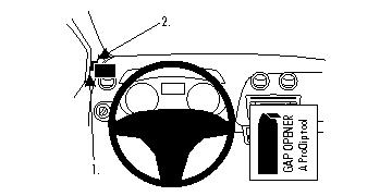 Brodit 804272 Autohalterung Seat Ibiza