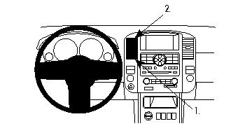 Brodit 854195 support voiture Nissan Pathfinder