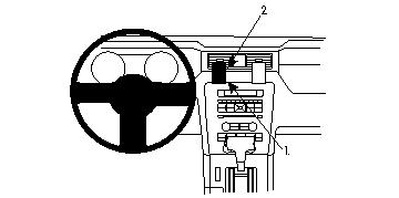 Brodit 854365 support voiture Ford Mustang