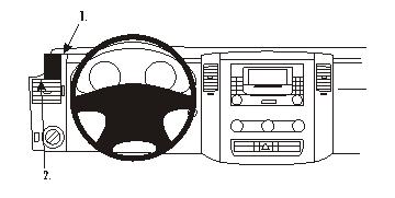 Brodit 803875 support voiture Dodge Sprinter