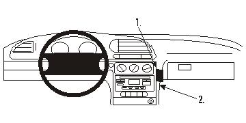 Brodit 853422 support voiture Ford Mondeo