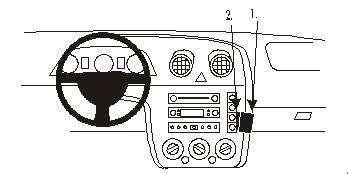 Brodit 853055 support voiture Ford Fiesta