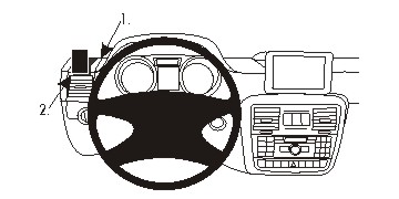 Brodit 804934 ProClip Mercedes Benz G-Klasse