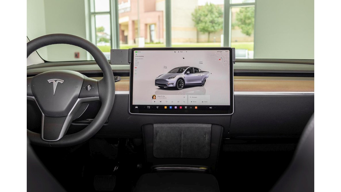 Brodit 856208 support voiture Tesla Model Y/Y Juniper, 25½- fixation à la console